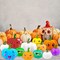 12 Pck Pumpkin Decorations Halloween Crafts Pumpkin Halloween White Artificial Pumpkin Decorating Kit with Sticker Kids DIY Arts and Crafts for Halloween Party Thanksgiving Home Fall Decor Pumpkin Decor